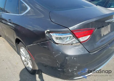 2016 Chrysler 200 Limited z USA, uszkodzony, nr VIN 1C3CCCAB0GN133543